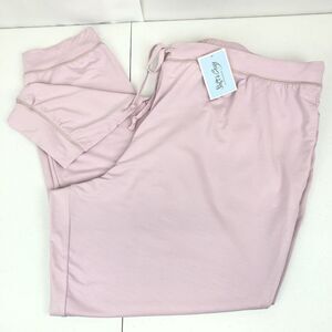 Soft & Cozy Loungewear Knit Pants Womens Light Pink Plus 3X Pockets